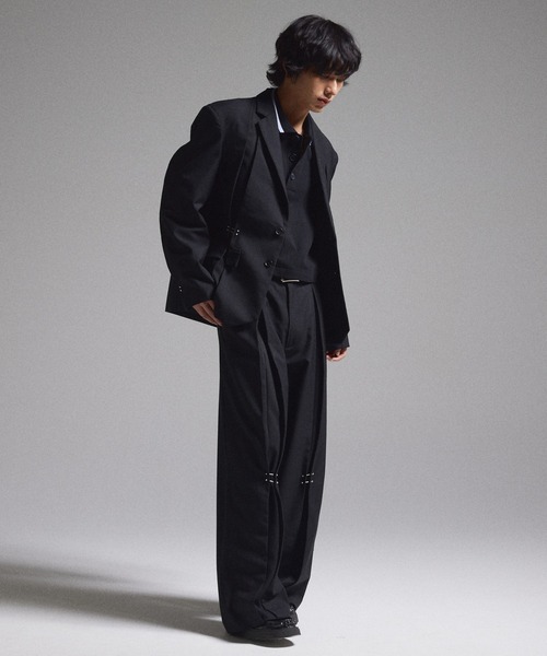 セール】【GRANCY】Ziplayered Wideshort Poloshirt / ジップ