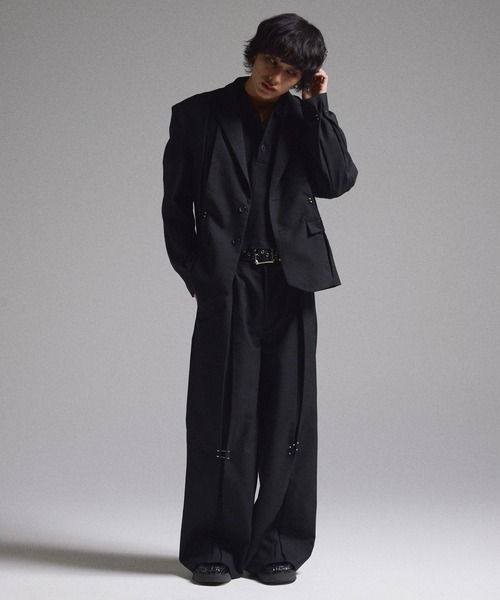 GRANCY】Ziplayered Wideshort Poloshirt / ジップレイヤード ワイド