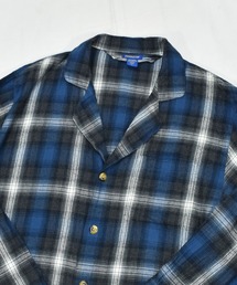 Pendleton オンブレチェック ジップブルゾン シャツジャケット Pendleton オンブレチェック ジップブルゾン シャツジャケット