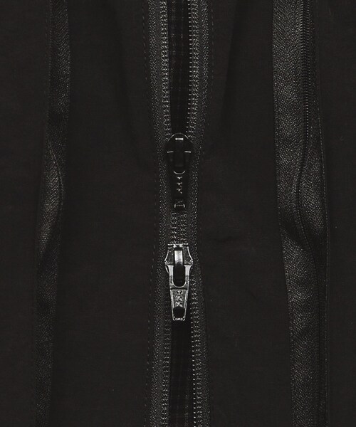 tk.TAKEO KIKUCHI（ティーケータケオキクチ）の「◆ワッシャーナイロンスタンドベスト（ベスト・レディース・ブラック/チャコールグレー・66）」の11枚目の写真