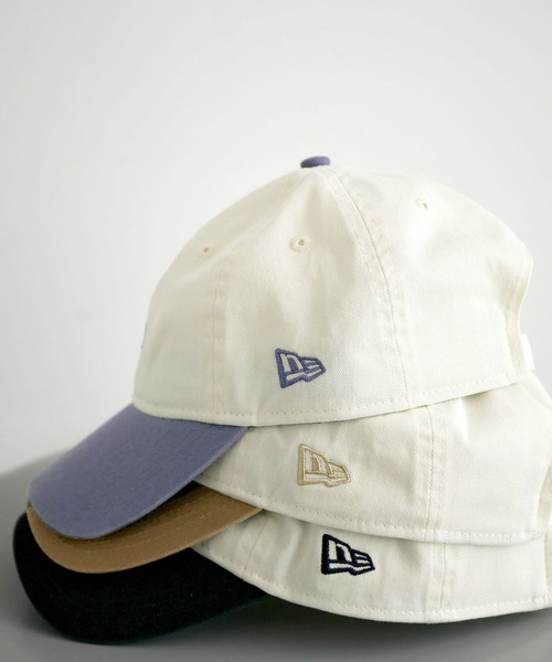 NEW ERA(ニューエラ)の「【NEWERA(R)/ニューエラ別注】9TWENTY Easy Snap oval logo cap(キャップ・レディース・ブルー系その他4/ベージュ系その他/ブルー系その他・FREE)」の5枚目の写真