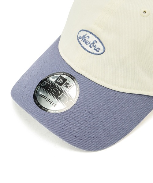 NEW ERA(ニューエラ)の「【NEWERA(R)/ニューエラ別注】9TWENTY Easy Snap oval logo cap(キャップ・レディース・ブルー系その他4/ベージュ系その他/ブルー系その他・FREE)」の12枚目の写真