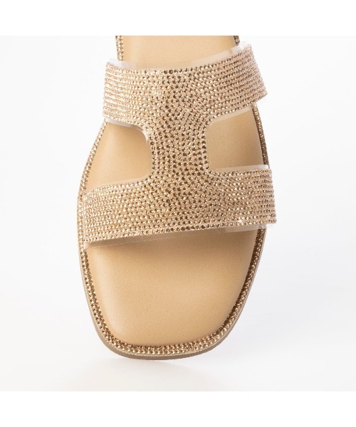 【追跡あり!】Steve Madden ラインストーン ストラップサンダル Amazon | Steve Madden Morgan ラインストーン スリップオン