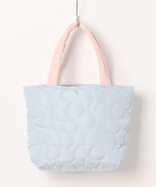 TONE SELECT GOODS（トーンセレクトグッズ）の「Liaa/フラワー キルティングミニトート A18307（トートバッグ・レディース・ブルー/ブラウン/ピンク/ホワイト/グリーン/イエロー・FREE）」の22枚目の写真