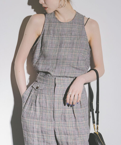NOBLE◆N.Jam/アメスリトップス/タンクトップ/--/ポリエステル/BLK/24-051-240-1200-2-0// Noble（ノーブル）の「N.Jam/エヌジャム アメスリトップス