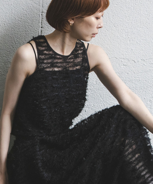 NOBLE◆N.Jam/アメスリトップス/タンクトップ/--/ポリエステル/BLK/24-051-240-1200-2-0// Noble（ノーブル）の「N.Jam/エヌジャム アメスリトップス