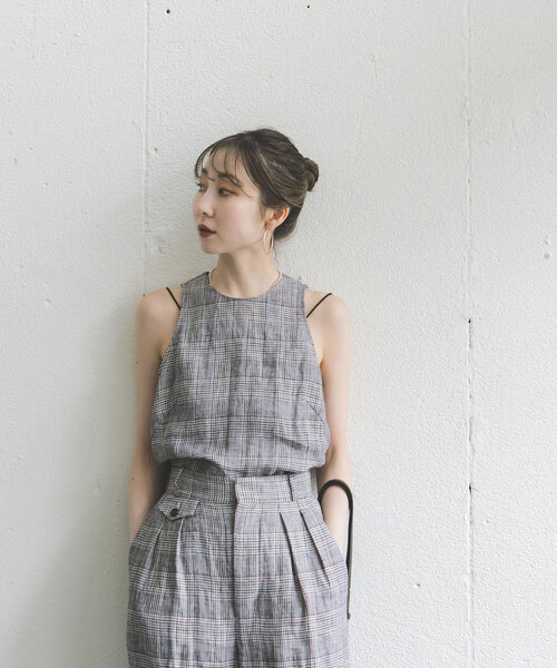 NOBLE◆N.Jam/アメスリトップス/タンクトップ/--/ポリエステル/BLK/24-051-240-1200-2-0// Noble（ノーブル）の「N.Jam/エヌジャム アメスリトップス