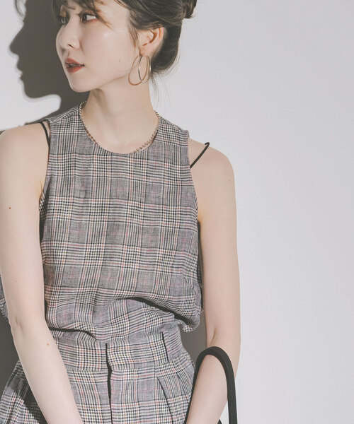NOBLE◆N.Jam/アメスリトップス/タンクトップ/--/ポリエステル/BLK/24-051-240-1200-2-0// Noble（ノーブル）の「N.Jam/エヌジャム アメスリトップス