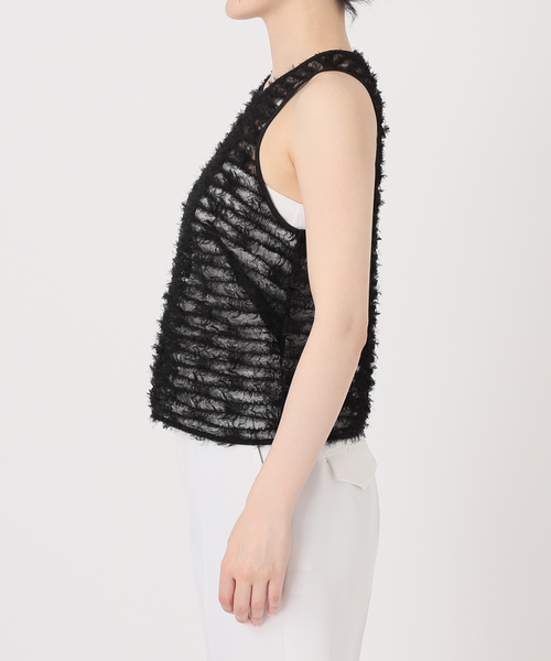 NOBLE◆N.Jam/アメスリトップス/タンクトップ/--/ポリエステル/BLK/24-051-240-1200-2-0// Noble（ノーブル）の「N.Jam/エヌジャム アメスリトップス