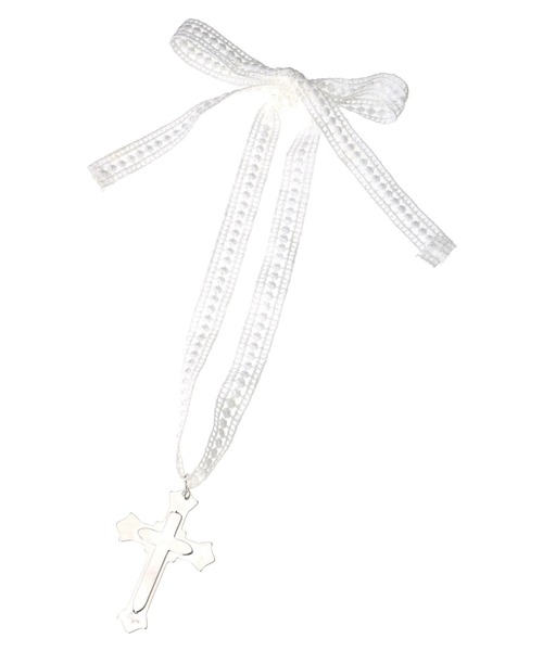 DURAS（デュラス）の「Lace string cloth（ネックレス・レディース・シルバー・FREE）」の4枚目の写真