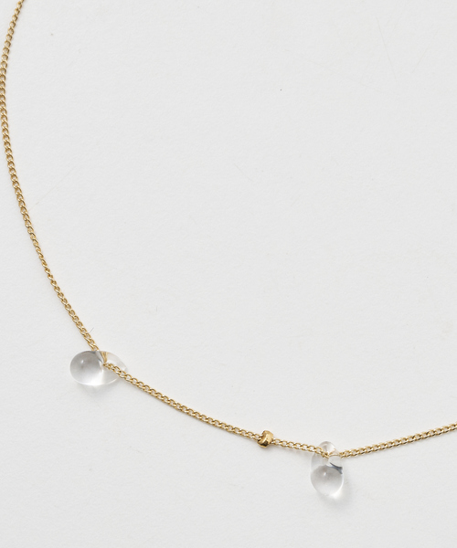 HARIO Lampwork Factory(ハリオランプワークファクトリー)の「【別注】【HARIO Lampwork Factory】kaste カステネックレス(ネックレス・レディース・クリア・フリー)」の6枚目の写真