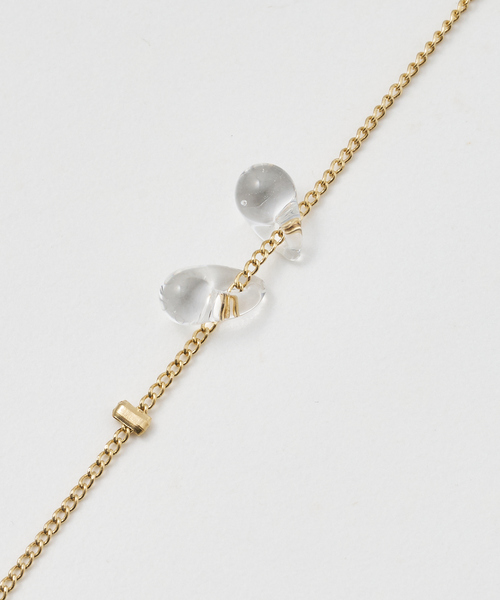 HARIO Lampwork Factory(ハリオランプワークファクトリー)の「【別注】【HARIO Lampwork Factory】kaste カステネックレス(ネックレス・レディース・クリア・フリー)」の7枚目の写真