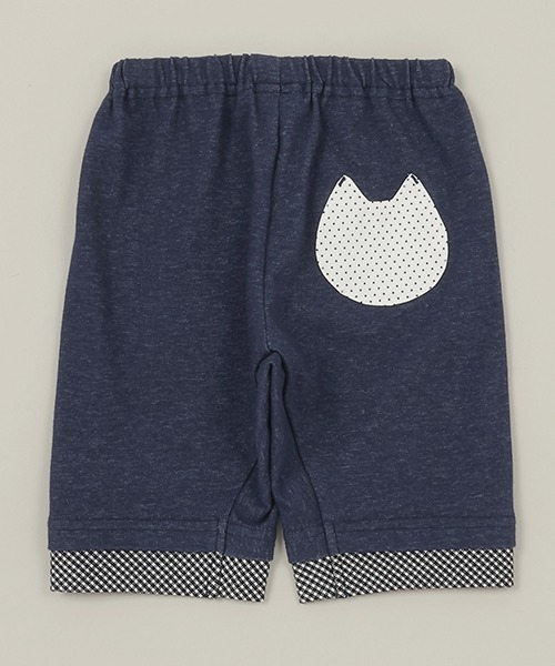 baby cheer（ベイビーチアー）の「ice pop ハーフパンツ（スウェットパンツ・キッズ・サックスブルー/ネイビー・90cm/80ｃｍ/120cm/100cm/110cm）」の4枚目の写真