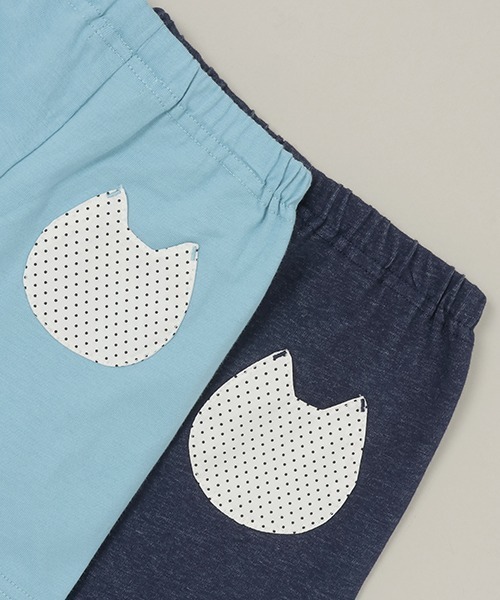 baby cheer（ベイビーチアー）の「ice pop ハーフパンツ（スウェットパンツ・キッズ・サックスブルー/ネイビー・90cm/80ｃｍ/120cm/100cm/110cm）」の9枚目の写真