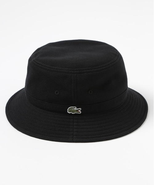 LACOSTE（ラコステ）の「【LACOSTE】鹿の子ロゴバケットハット L1311（ハット・メンズ・ホワイト/ブラック/ネイビー・FREE）」の8枚目の写真