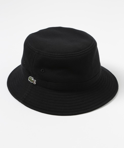 LACOSTE（ラコステ）の「【LACOSTE】鹿の子ロゴバケットハット L1311（ハット・メンズ・ホワイト/ブラック/ネイビー・FREE）」の7枚目の写真