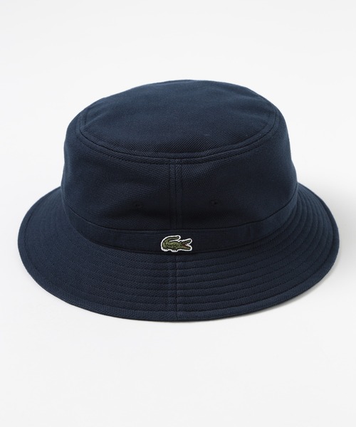 セール】【LACOSTE】鹿の子ロゴバケットハット L1311（ハット