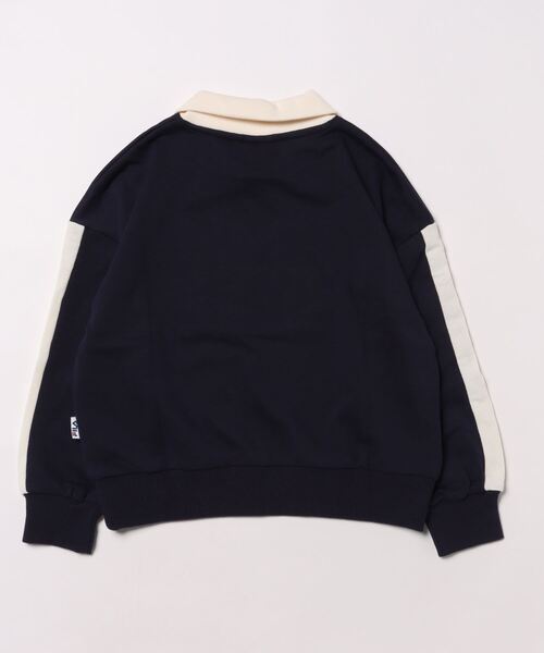 FILA(フィラ)の「FILA/フィラ スウェットクルー(スウェット・キッズ・ネイビー/レッド・130/140/150/160)」の3枚目の写真