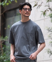 『Goodwear/グッドウェア』クルーネック接触冷感吸水速乾ポケ付きS/S BIG TEE 半袖