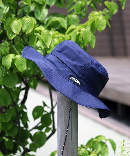 GERRY（ジェリー）の「【GERRY/ジェリー】織りネーム アドベンチャーハット（ハット・メンズ・カーキ/ブラック/ネイビー・FREE）」の2枚目の写真