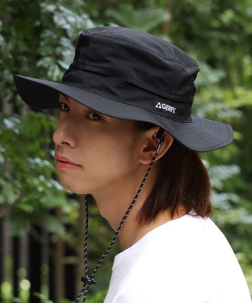 GERRY（ジェリー）の「【GERRY/ジェリー】織りネーム アドベンチャーハット（ハット・メンズ・カーキ/ブラック/ネイビー・FREE）」の3枚目の写真