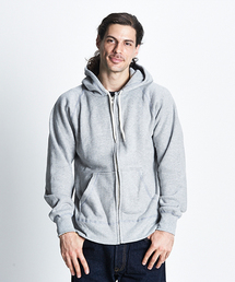 gym master | ★ Sweat raglan fullzip hooded (made in CANADA）★(パーカー)