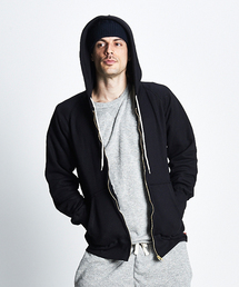 gym master | ★ Sweat raglan fullzip hooded (made in CANADA）★(パーカー)