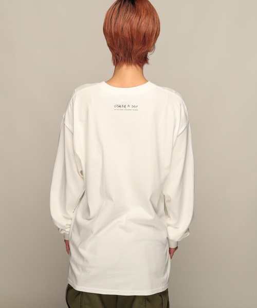 YEN TOWN MARKET(イェンタウンマーケット)の「【Jiro Konami】小浪次郎 道頓堀 ロングスリーブ(Tシャツ/カットソー・メンズ・ブラック/ホワイト・XL/L/M)」の9枚目の写真