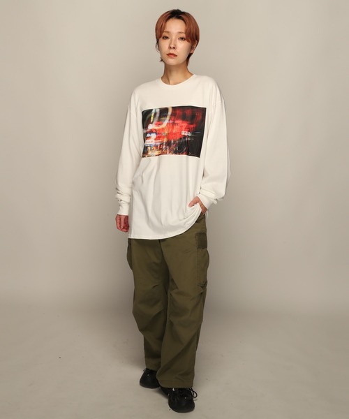 YEN TOWN MARKET(イェンタウンマーケット)の「【Jiro Konami】小浪次郎 道頓堀 ロングスリーブ(Tシャツ/カットソー・メンズ・ブラック/ホワイト・XL/L/M)」の10枚目の写真