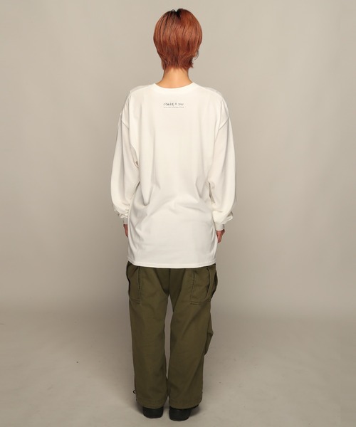 YEN TOWN MARKET(イェンタウンマーケット)の「【Jiro Konami】小浪次郎 道頓堀 ロングスリーブ(Tシャツ/カットソー・メンズ・ブラック/ホワイト・XL/L/M)」の11枚目の写真