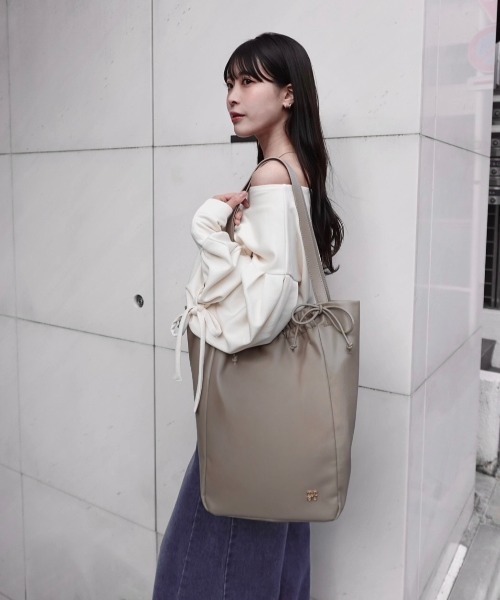 現行 美品✨ コールハーン 2way トートバッグ A4可 レザー ラベンダー アンドシュエット & chouette A4対応トートバッグ (ラベンダー