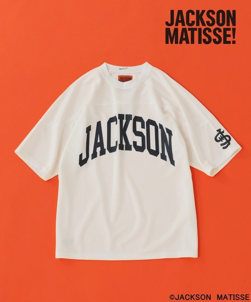 JACKSON MATISSE（ジャクソンマティス）の「【JACKSON MATISSE×BAYFLOW】メッシュTシャツ（Tシャツ/カットソー・メンズ・オフホワイト/ブラウン/グリーン/チャコール・MEDIUM/LARGE）」の2枚目の写真