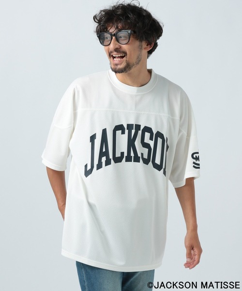 JACKSON MATISSE（ジャクソンマティス）の「【JACKSON MATISSE×BAYFLOW】メッシュTシャツ（Tシャツ/カットソー・メンズ・オフホワイト/ブラウン/グリーン/チャコール・MEDIUM/LARGE）」の7枚目の写真