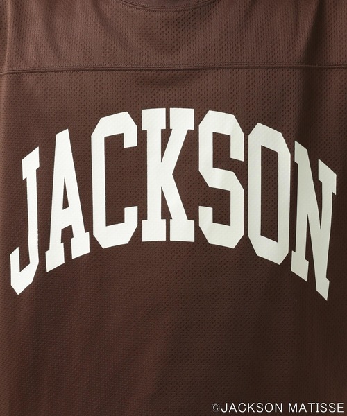 JACKSON MATISSE（ジャクソンマティス）の「【JACKSON MATISSE×BAYFLOW】メッシュTシャツ（Tシャツ/カットソー・メンズ・オフホワイト/ブラウン/グリーン/チャコール・MEDIUM/LARGE）」の6枚目の写真