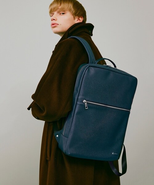 tk.TAKEO KIKUCHI（ティーケータケオキクチ）の「◆サフィアーノバックパック（バックパック/リュック・メンズ・ブラック/ブルー系その他・00）」の2枚目の写真