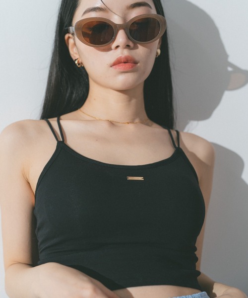 ECREL（エクレール）の「バックリボンキャミソール/カップ付き（キャミソール・レディース・ブラック/ホワイト/ピンク・FREE）」の6枚目の写真