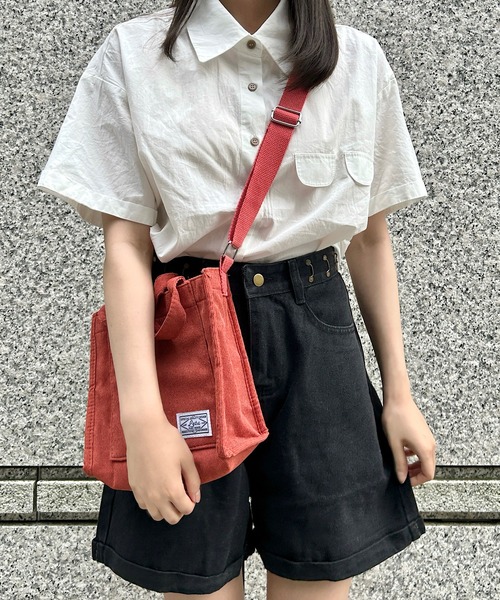 Cham.(チャム)の「デザインオーバーシャツ(シャツ/ブラウス・レディース・ベージュ/オフホワイト/ピンク・F)」の19枚目の写真