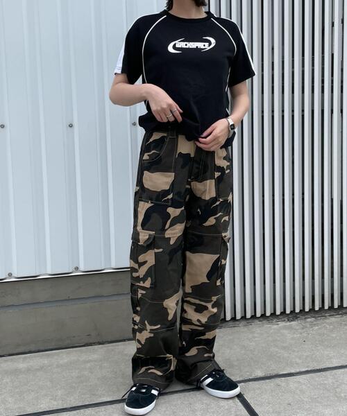 WEGO(ウィゴー)の「WEGO/スポーツグラフィックT(Tシャツ/カットソー・レディース・ホワイト/ブラック・FREE)」の4枚目の写真