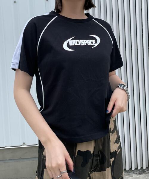 WEGO(ウィゴー)の「WEGO/スポーツグラフィックT(Tシャツ/カットソー・レディース・ホワイト/ブラック・FREE)」の12枚目の写真