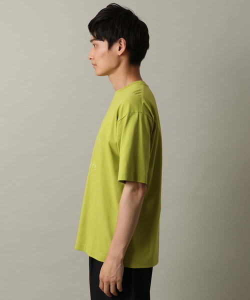 a.v.v(アーヴェヴェ)の「【接触冷感】ビッグロゴ発砲プリントセミワイドTシャツ(Tシャツ/カットソー・メンズ・ホワイト/グリーン・50/48/46)」の18枚目の写真
