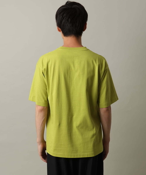 a.v.v(アーヴェヴェ)の「【接触冷感】ビッグロゴ発砲プリントセミワイドTシャツ(Tシャツ/カットソー・メンズ・ホワイト/グリーン・50/48/46)」の19枚目の写真