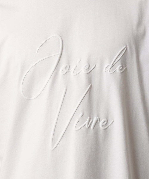 a.v.v(アーヴェヴェ)の「【接触冷感】ビッグロゴ発砲プリントセミワイドTシャツ(Tシャツ/カットソー・メンズ・ホワイト/グリーン・50/48/46)」の13枚目の写真