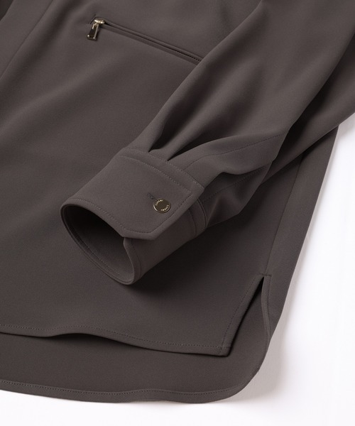 CULLNI（クルニ）の「24-AW-011 / Double Cloth Zip Pocket Shirt