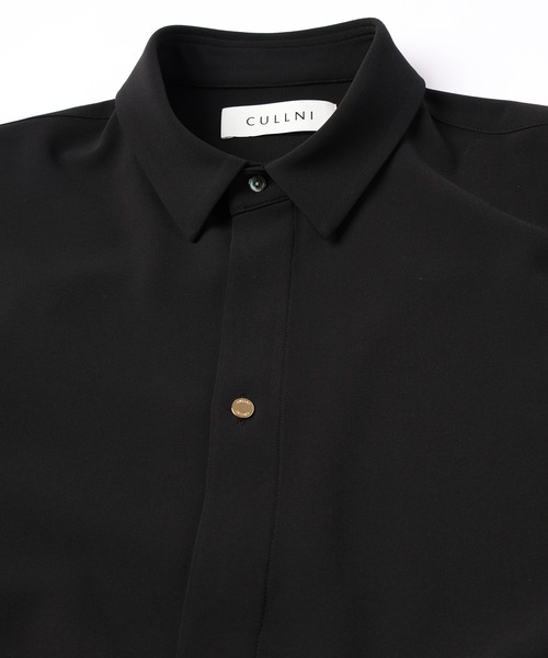 トップス CULLNI 24-AW-011 CULLNI（クルニ）の「24-AW-011 / Double Cloth Zip Pocket Shirt