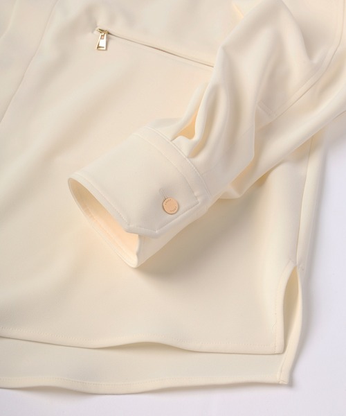 杉*二様 値下げ！cullni 20aw ビッグフラップポケットシャツ　ベージュ 杉*二様 値下げ！cullni 20aw ビッグフラップポケットシャツ