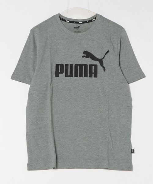 PUMA(プーマ)の「【PUMA】ESS ロゴ Tシャツ 588737(Tシャツ/カットソー・メンズ・ネイビー/グレー/ブラック/ホワイト・M/L/S/XL)」の3枚目の写真