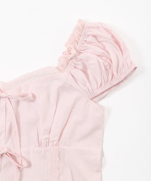 PHILLY（フィリー）の「【PHILLY】フロントリボンブラウス（シャツ/ブラウス・レディース・ホワイト/ピンク・FREE）」の15枚目の写真