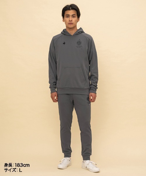le coq sportif（ルコックスポルティフ）の「ヒートナビ スウェットパンツ（スウェットパンツ・メンズ・ブラック/グレー・L/XL/M）」の15枚目の写真