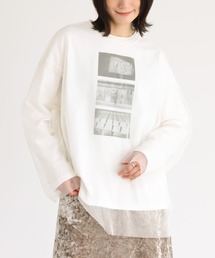 n'OrLABEL | 『フォトプリントロンT＆チュールプルオーバーセット』(Tシャツ/カットソー)