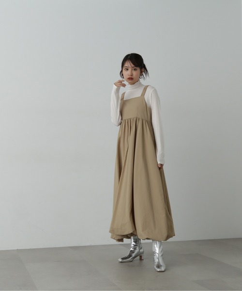 N.（N. Natural Beauty Basic）（エヌエヌナチュラルビューティーベーシック）の「◆◇ハイネックシアーインナー（Tシャツ/カットソー・レディース・ブラック/オフホワイト/グレー/ピンク・MEDIUM）」の5枚目の写真